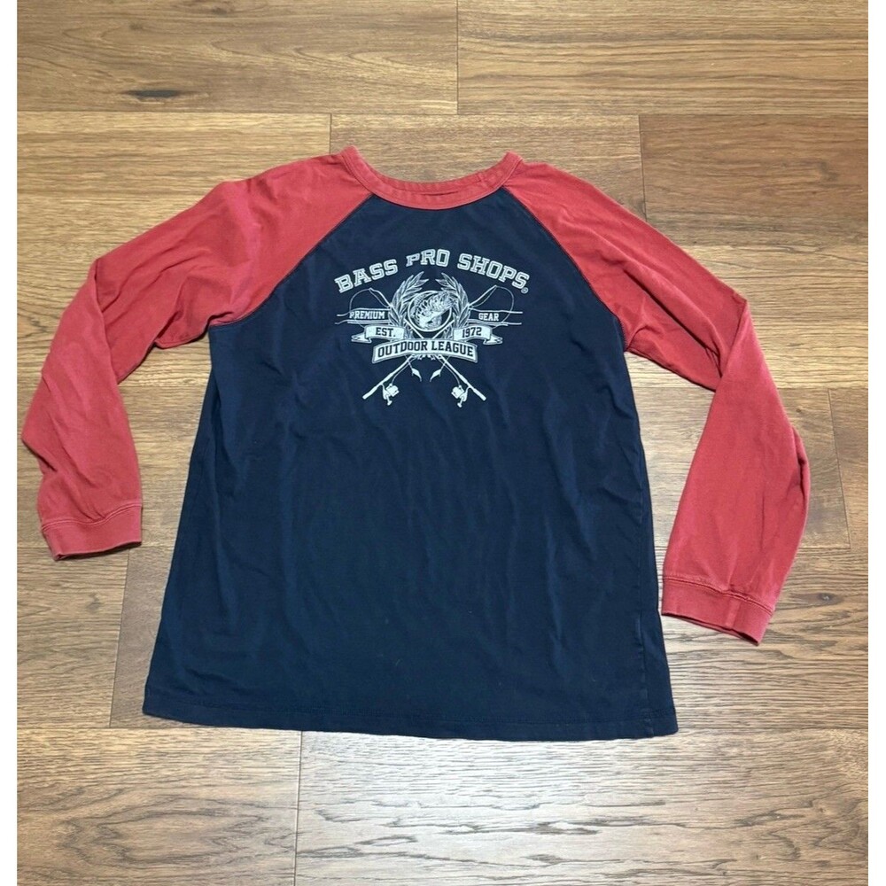 Bass Pro Shop Men’s Long Sleeve Shirt Outdoor Men’s Size Large